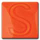 Spectrum 744 Bright Orange Glaze