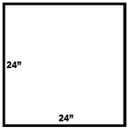 Example of 2 sq. ft. piece