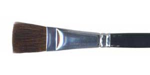 Flat Mop Camel Hair Brush 3/4