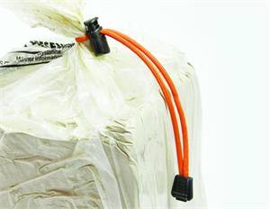 Xiem Clay Bag Ties - Orange