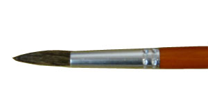 Soft Round Ox Hair Brush #8